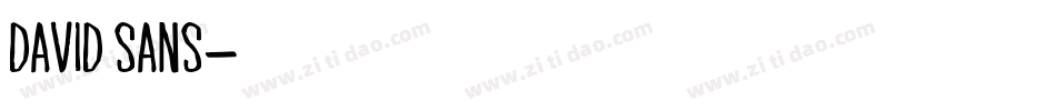 David Sans字体转换